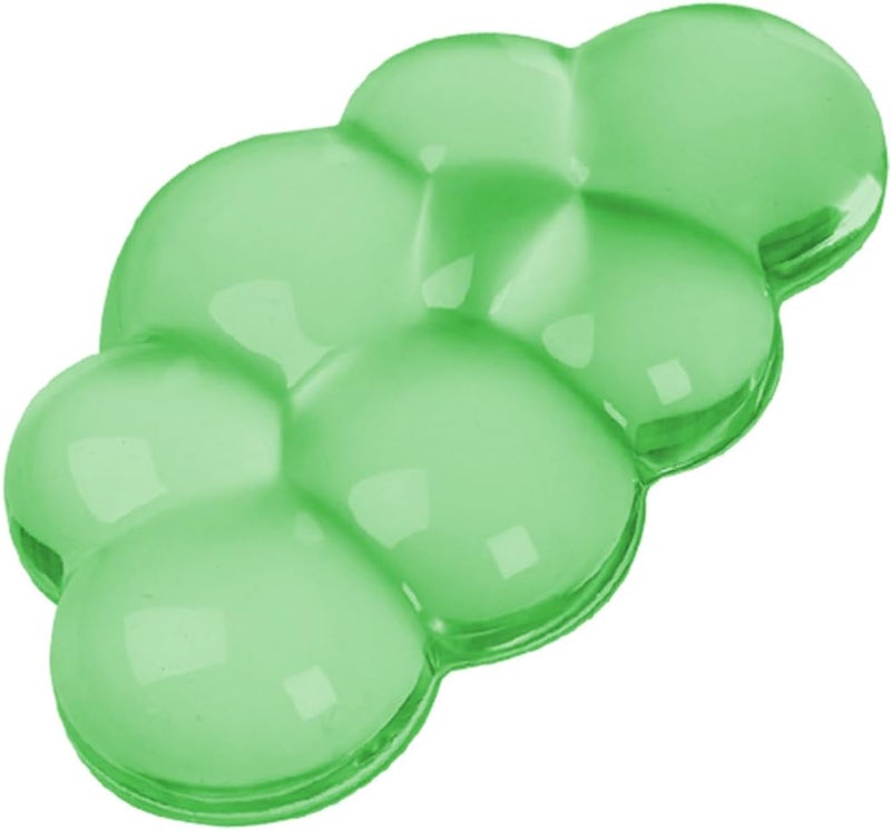 KEPUTAIER Gel Cloud Mouse Wrist Rest, Cute Wrist Support and Arm Support for Mouse Rest Typing Pain Relief，Suitable for Office/Computer/Laptop/Gaming (Transparent Green) - Image 1